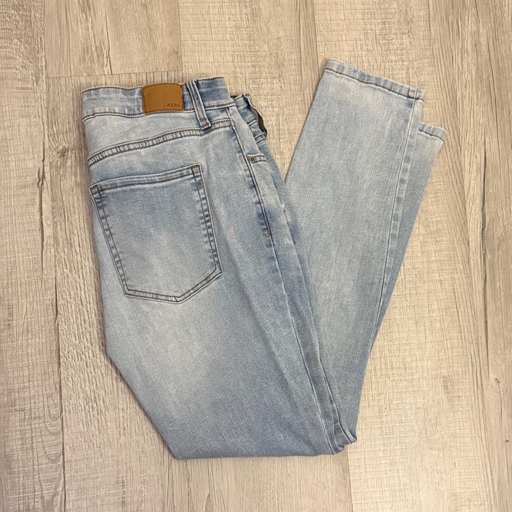 Aeropostale High Rise Light Blue Jeggings